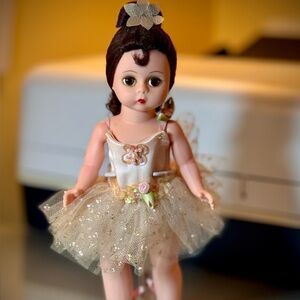Madame Alexander Elegant Ballerina Doll with Pink and Cream Dress